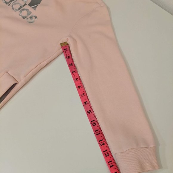 Adidas Pink Hoodie with Adidas logo in the front. Size S Loose fit - Picture 15 of 17